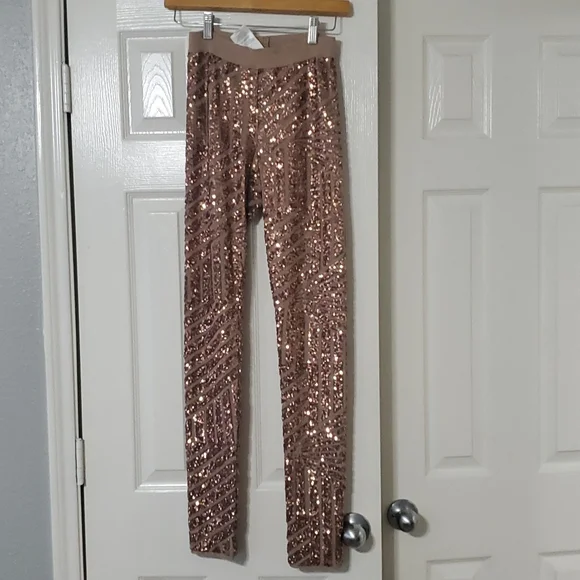 BCBGMaxAzria | Pants & Jumpsuits | Bcbgmaxazria Sequin Leggings  display picture 1
